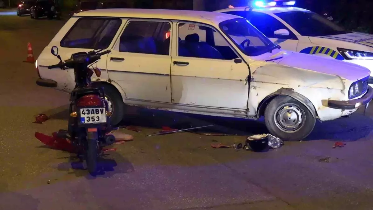 Tavşanlı'da Kaza: 2 Kişi Yaralı