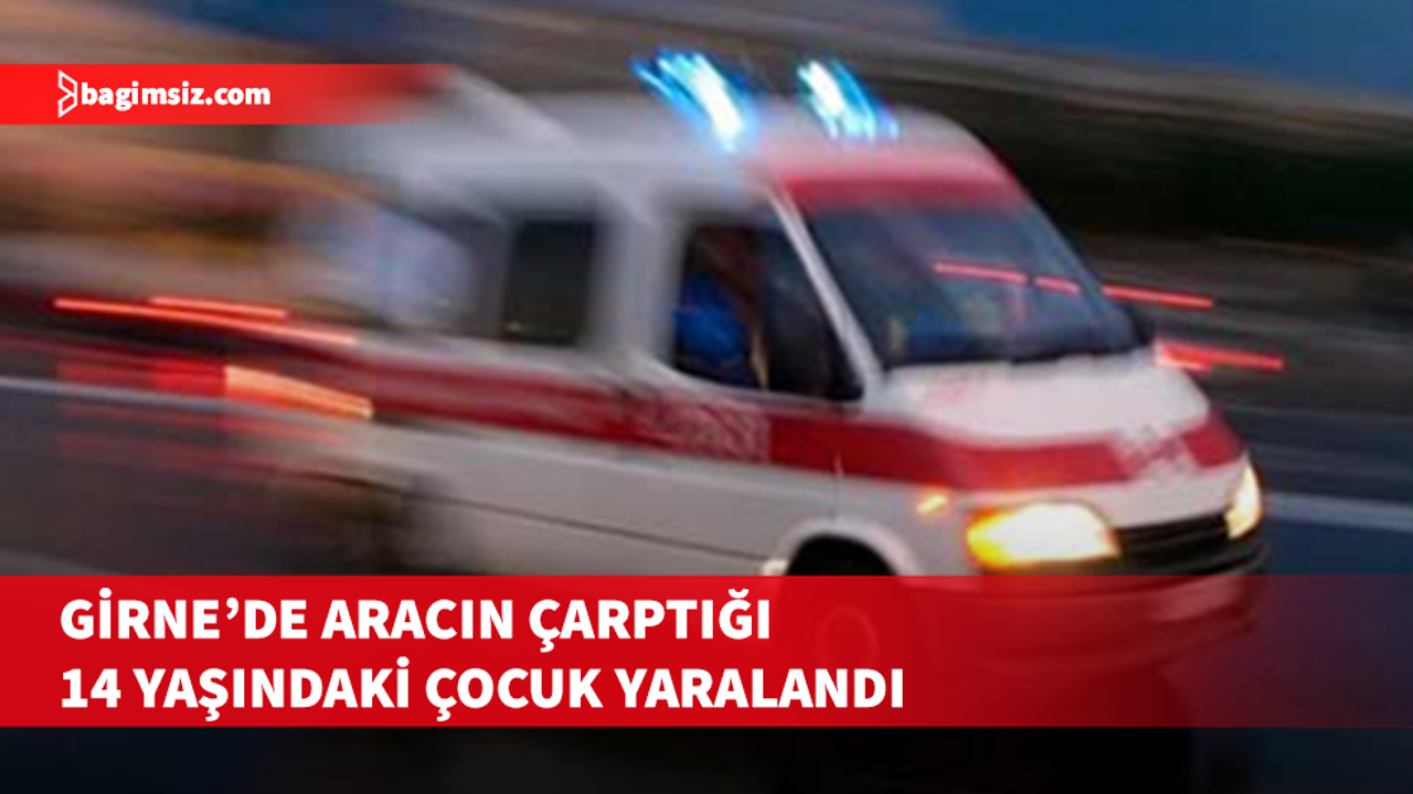 Girne'de Trafik Kaza Haberi