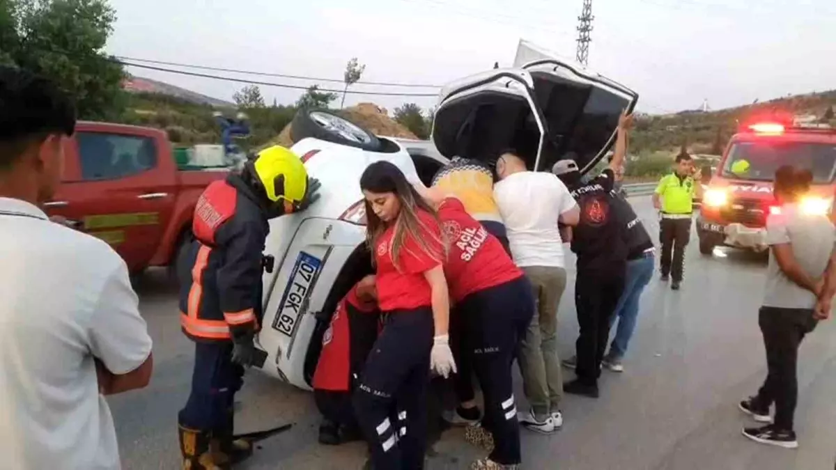 Mersin'de Kaza: 1 Kişi Yaralandı