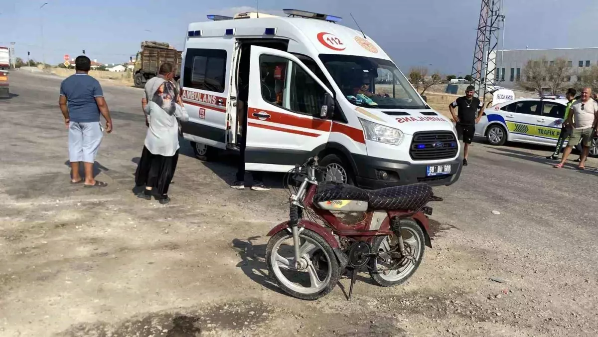 Aksaray'da Kaza: Motosiklet Sürücüsü Yaralandı