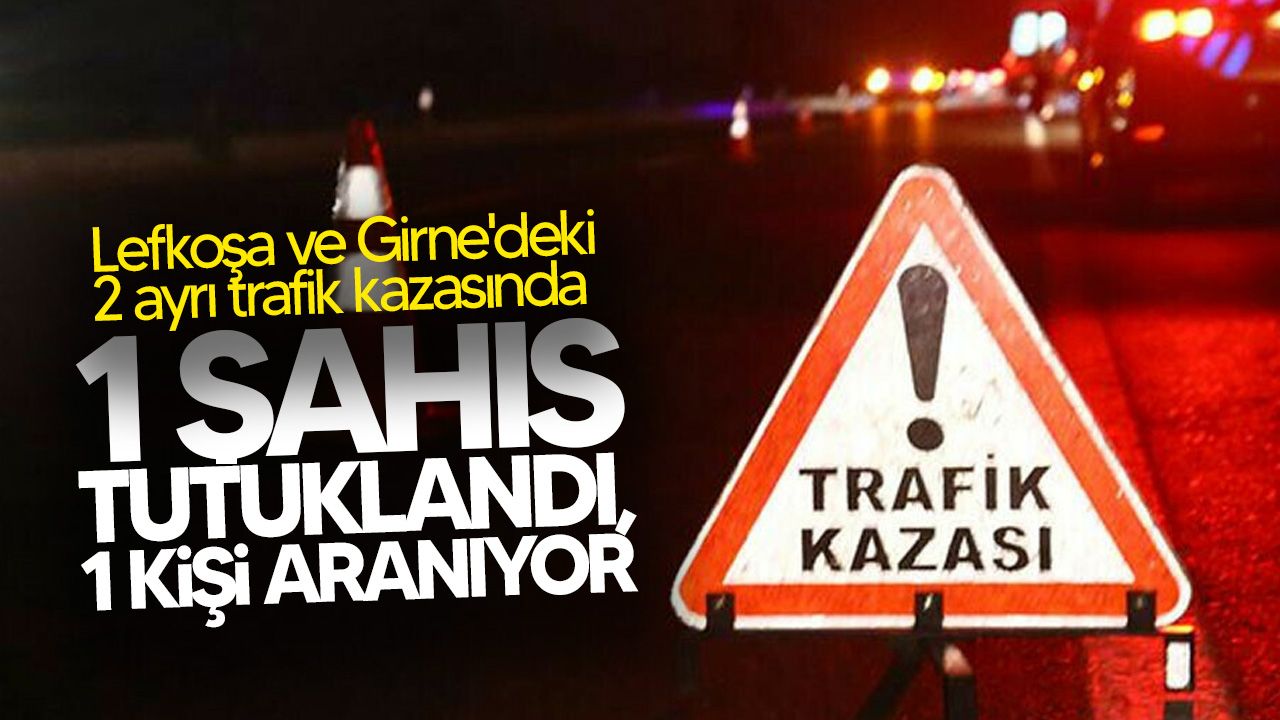 Lefkoşa ve Girne'de kaza meydana geldi!