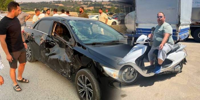 Sakarya'da kaza: Motosiklet sürücüsü yaşamını yitirdi