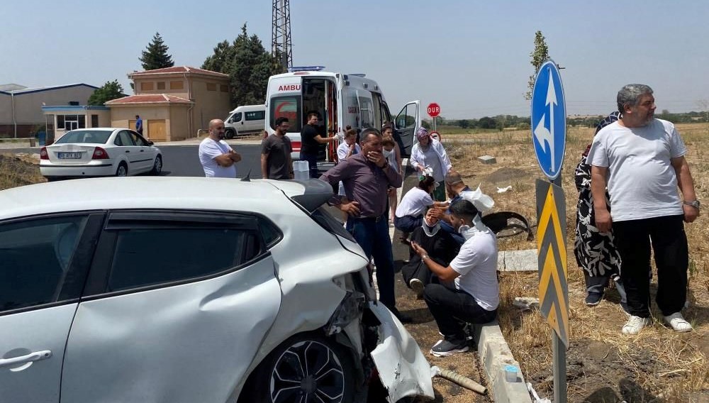 Tekirdağ'da trajik kaza: Çocuk altı yaralı.