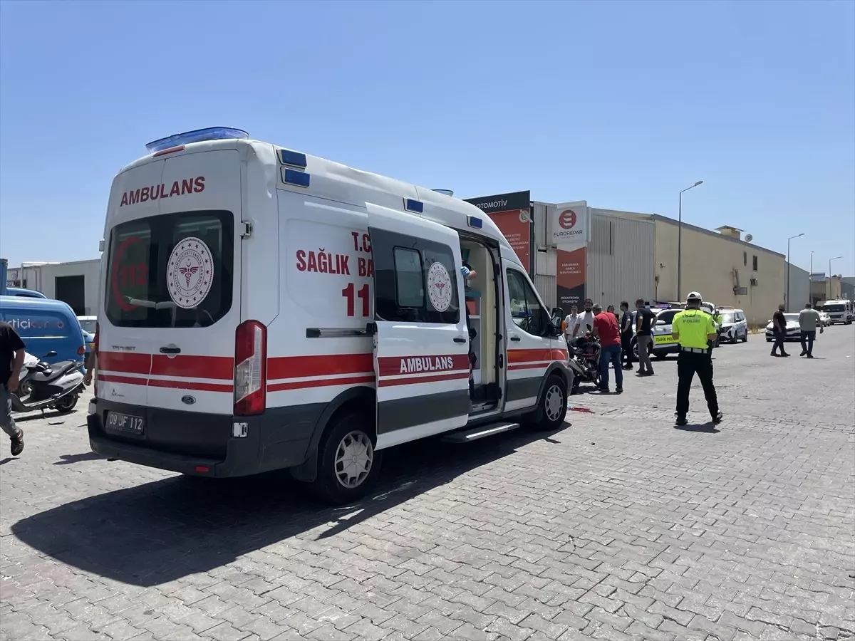 Aydın'da kaza: 2 kişi yaralandı.