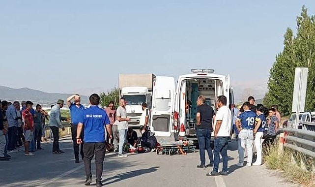 Genç sürücü motosiklet kazasında ağır yaralandı - BURDUR.