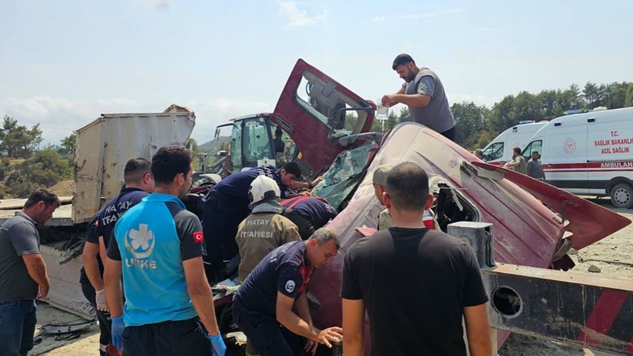 Antakya Karlısu Bölgesinde Trafik Kazası…