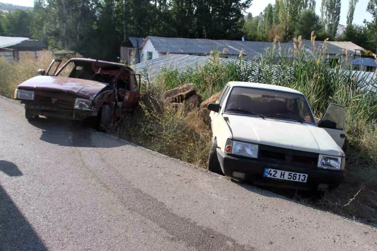 Beyşehir'de Kaza Sonucu 2 Kişi Yaralandı.