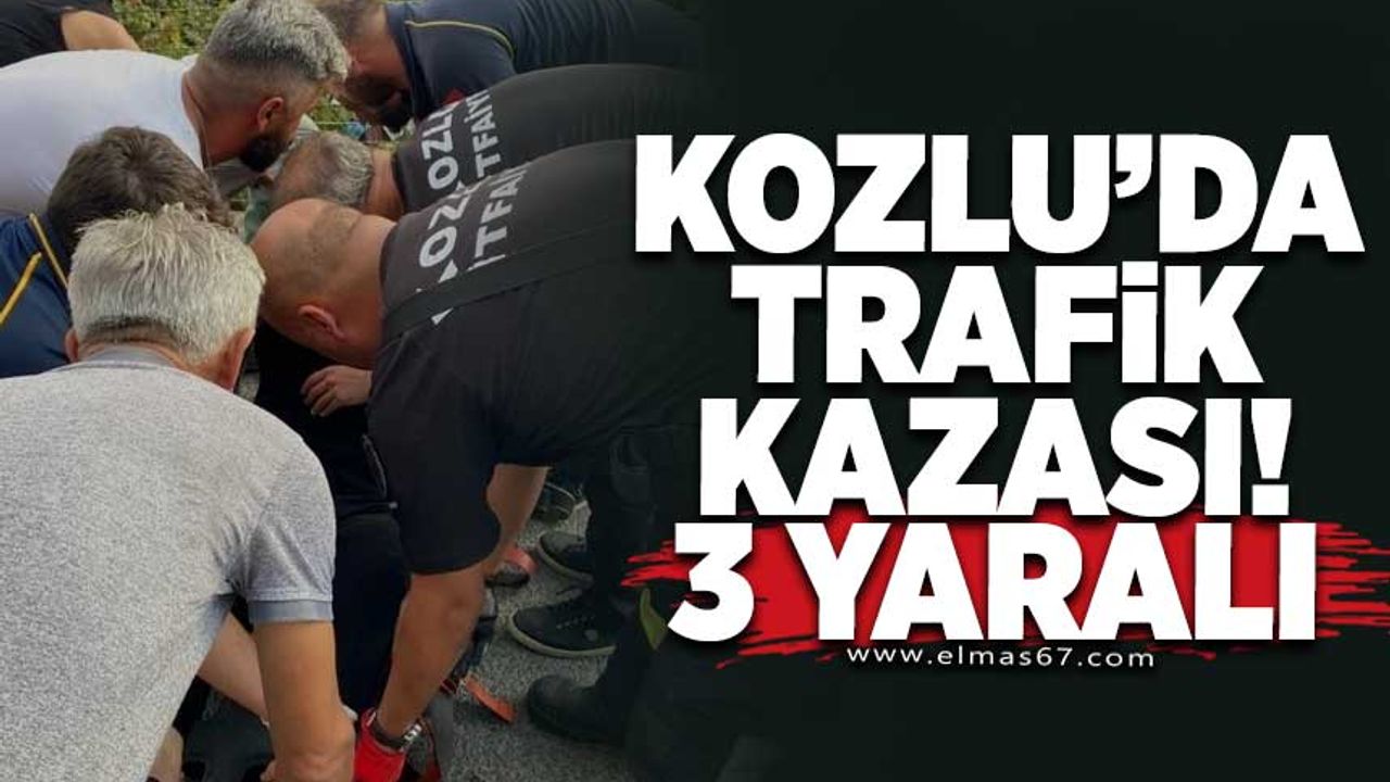 Kozlu'da Trafik Kazasında 3 Kişi Yaralandı.