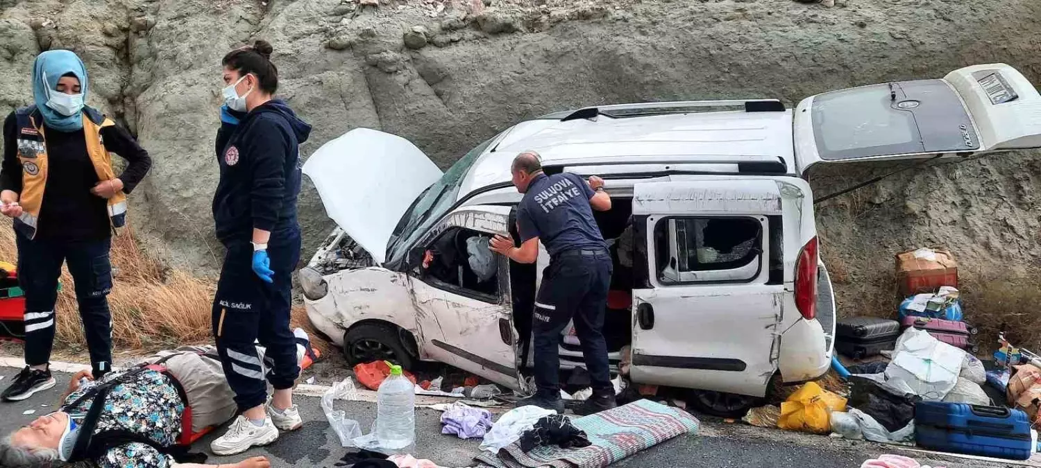 Amasya'da Kaza: 4 Kişi Yaralandı