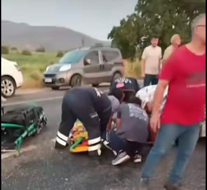 Aydın’da motosiklet kaza geçirdi: Sürücü hayati tehlike ile karşı karşıya