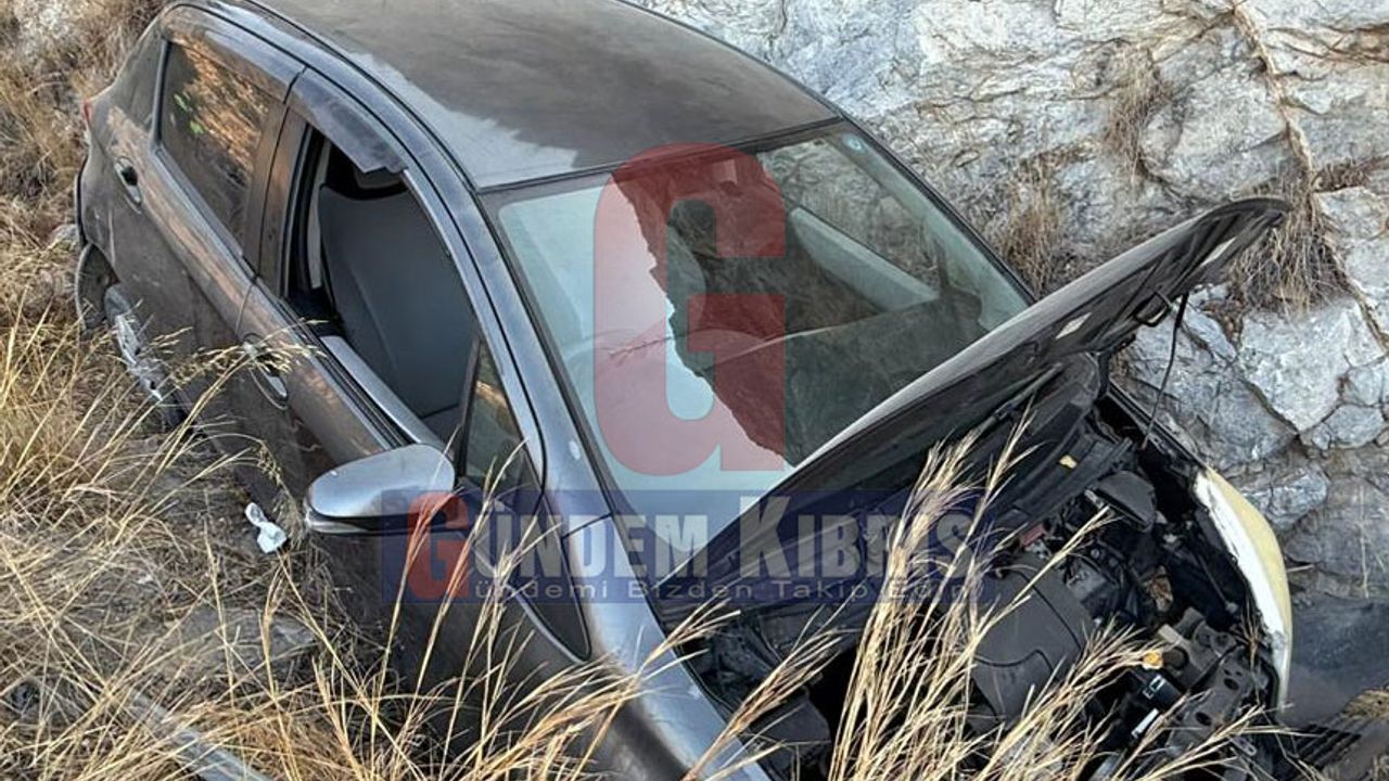 Değirmenlik-Girne Yolu'nda Trafik Kazası: 1 Kişi Yaralandı