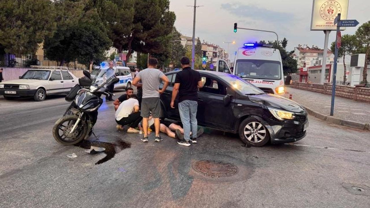Efeler bölgesinde meydana gelen trafik kazasında bir kişi yaralandı.