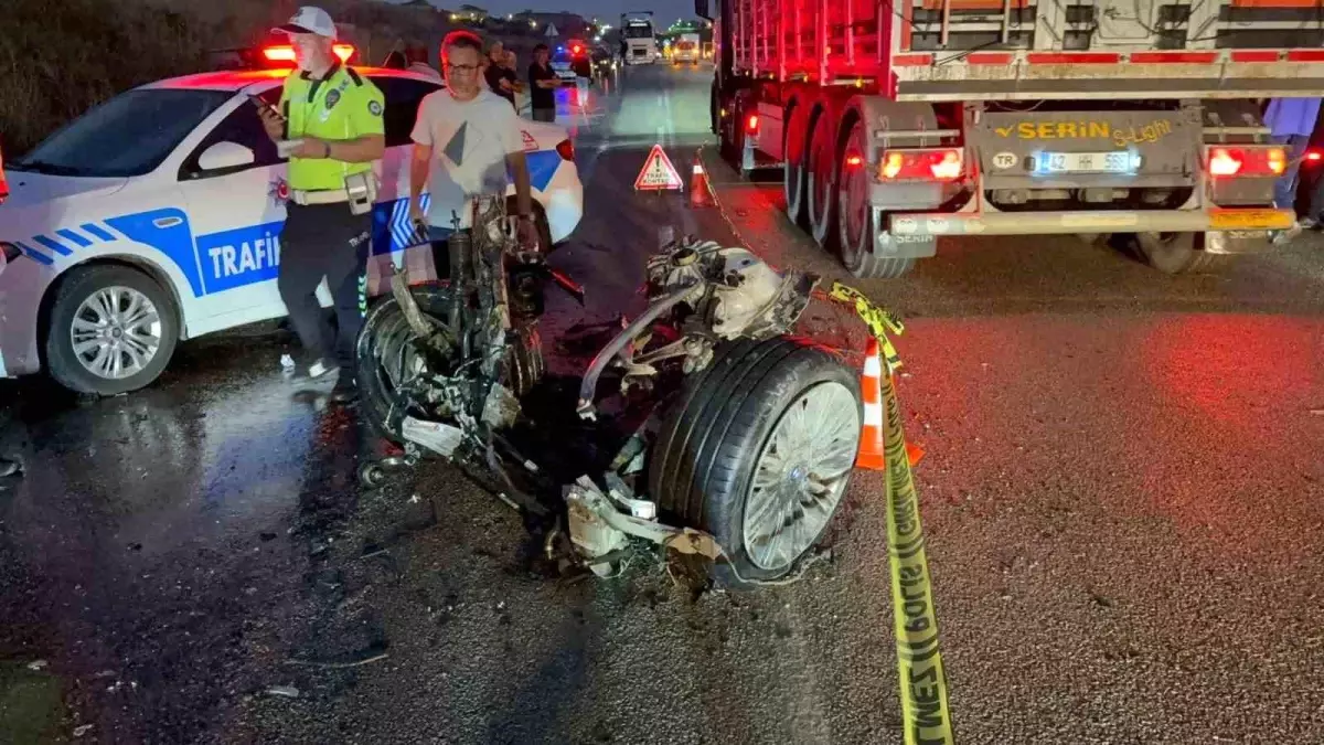 Polatlı'da trafik kazasında bir kişi hayatını kaybetti.