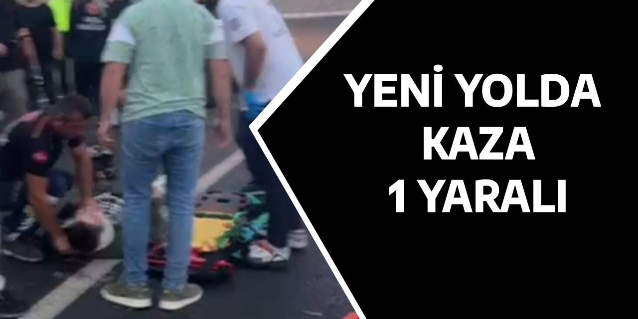 Akçaabat'ta trafik kazasında bir kişi yaralı.