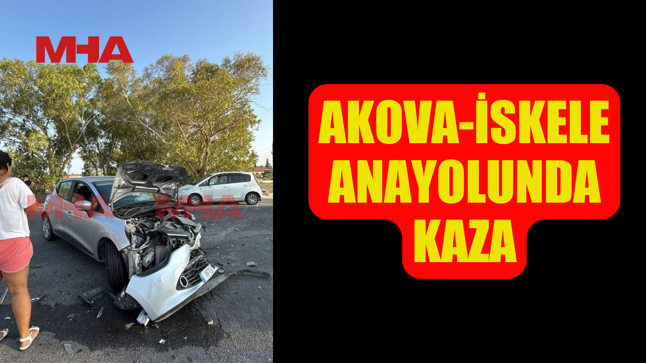 Akova-İskele Yolu'nda Trafik Kazası