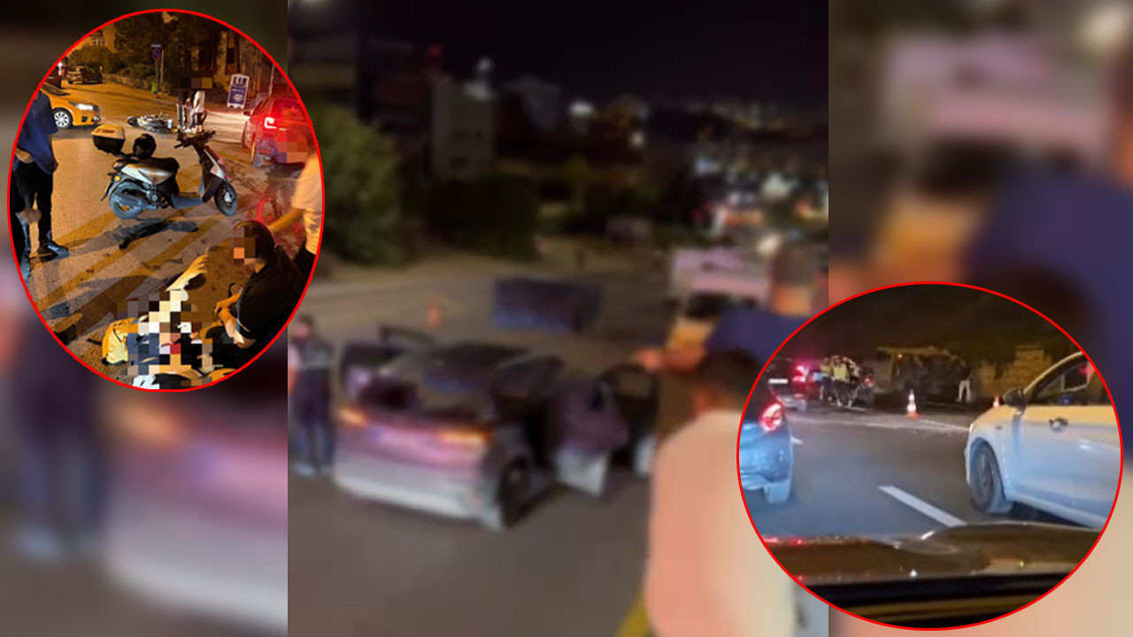 Ankara'da ardı ardına meydana gelen kazada bir kişi hayatını kaybetti, çok sayıda kişi yaralandı.