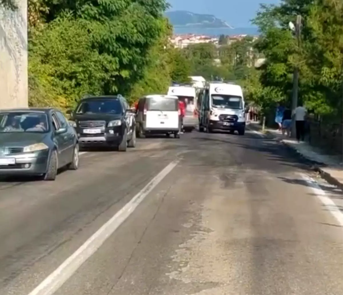 Sinop'ta trafik kazasında 6 kişi yaralandı.
