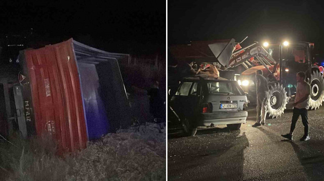 Sivas'ta eş zamanlı olarak meydana gelen iki trafik kazası: Yaralılar bulunuyor.