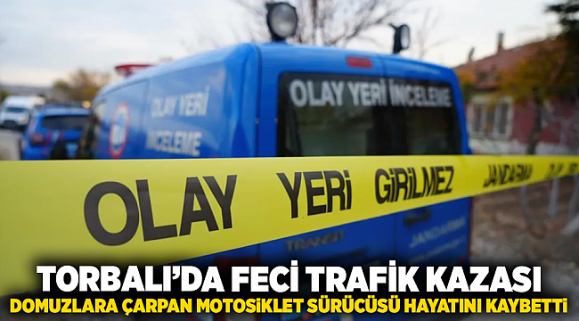 Torbalı'da domuz sürüsüne çarpan motosiklet sürücüsü öldü.