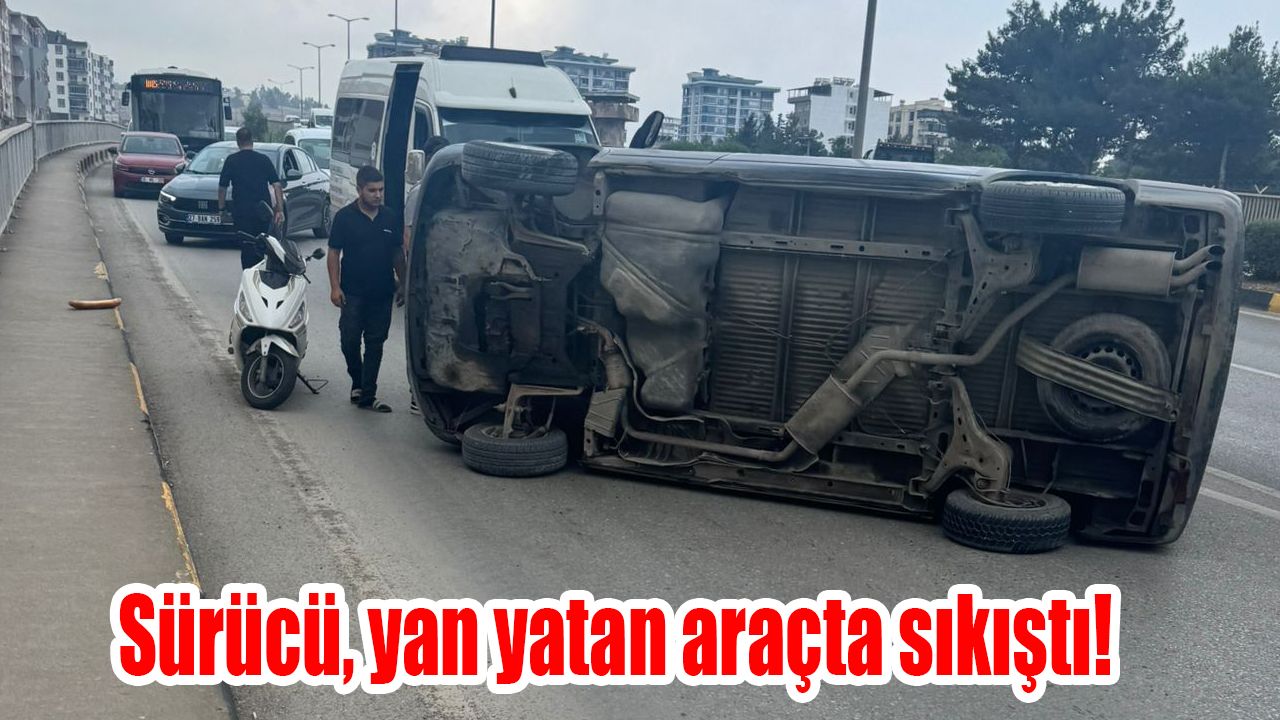 İskenderun'da Viyadükte Kaza Meydana Geldi…