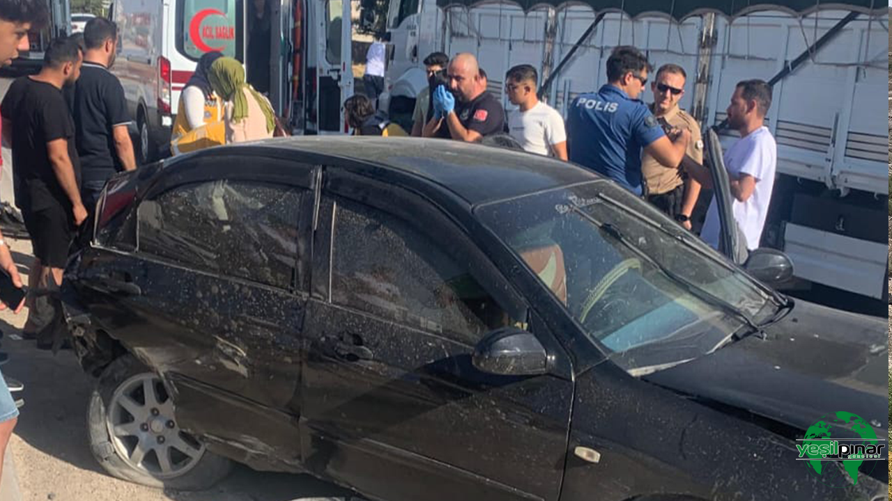 Karapınar'da Kaza Sonucu 3 Kişi Yaralandı.