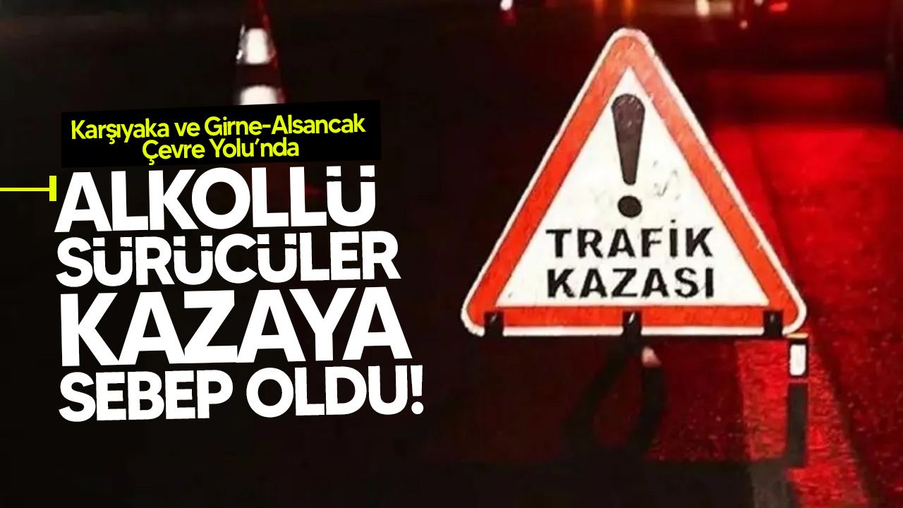 Karşıyaka ve Girne-Alsancak Çevre Yolu'nda trafik kazası meydana geldi!