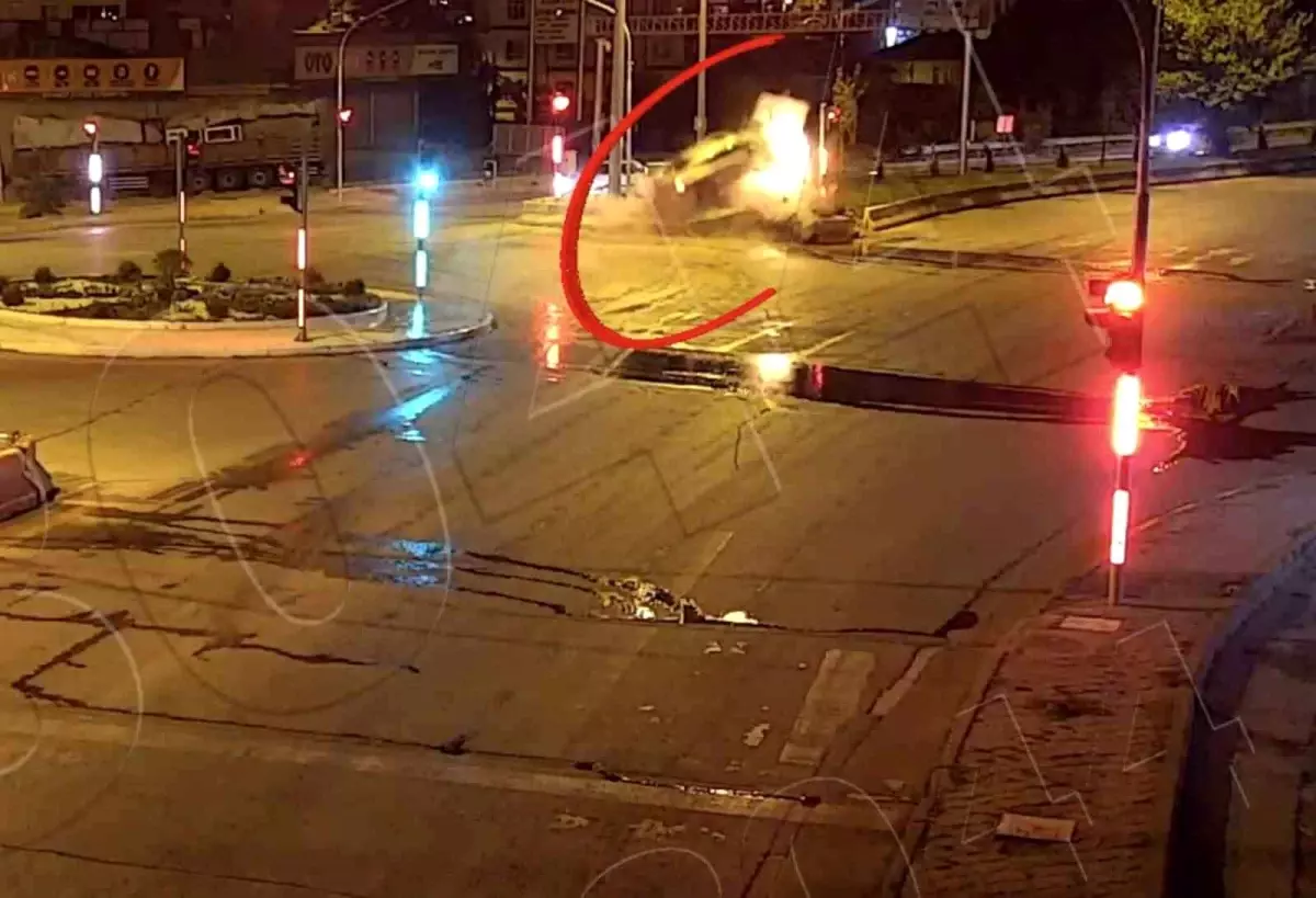 Kırıkkale'de Trafik Kazası ve Yangın Olayı