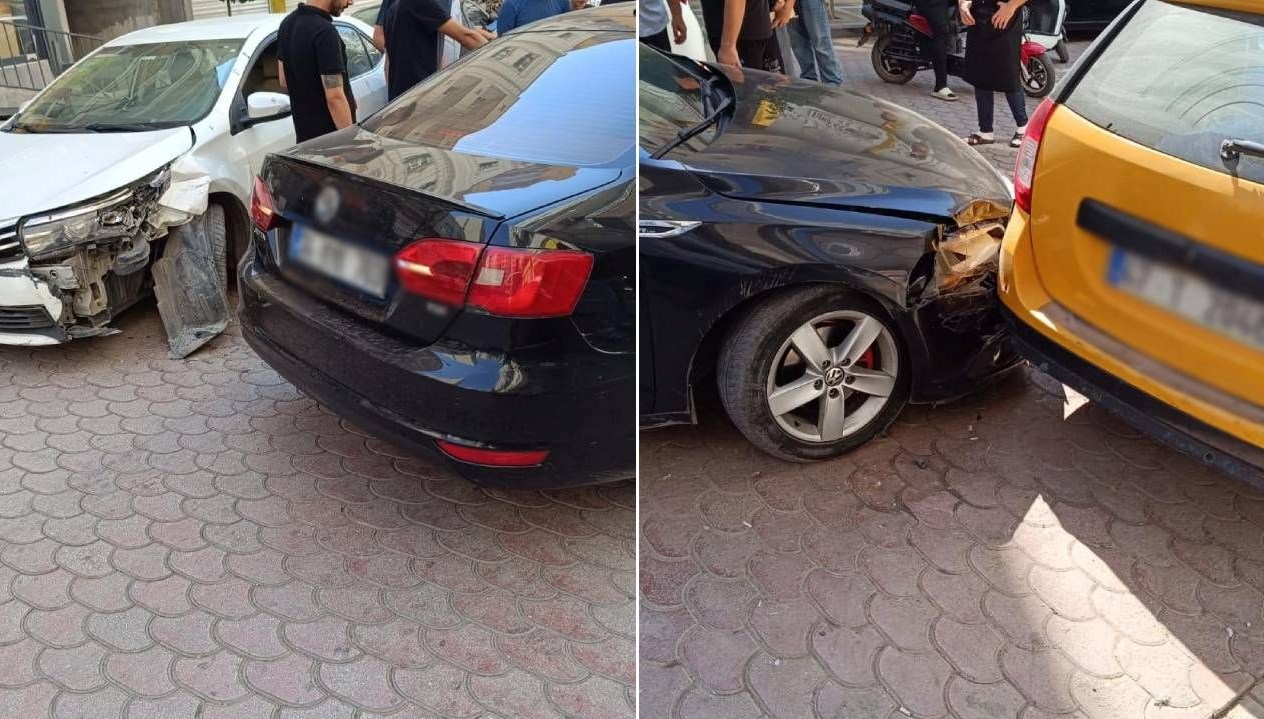 Mardin’de zincirleme trafik kazası oldu.
