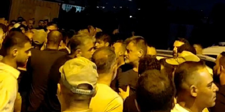 Samandağ’da kaza sonrası gerilimli durum