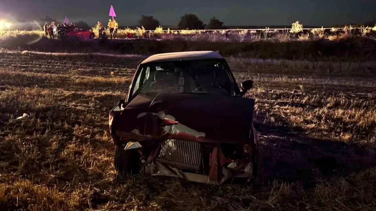 Trafik Kazası Kırıkkale'de: 4 Kişi Yaralandı