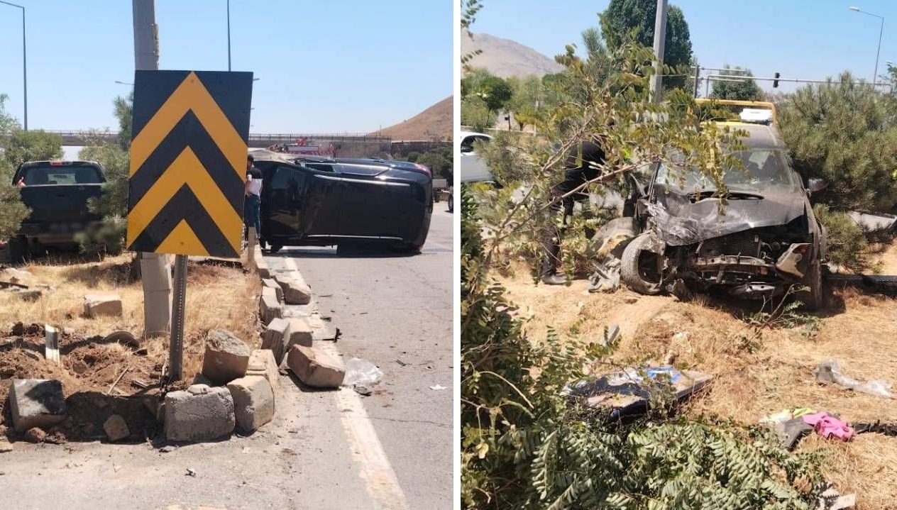 Muş'ta trafik kazasında 5 kişi yaralandı.