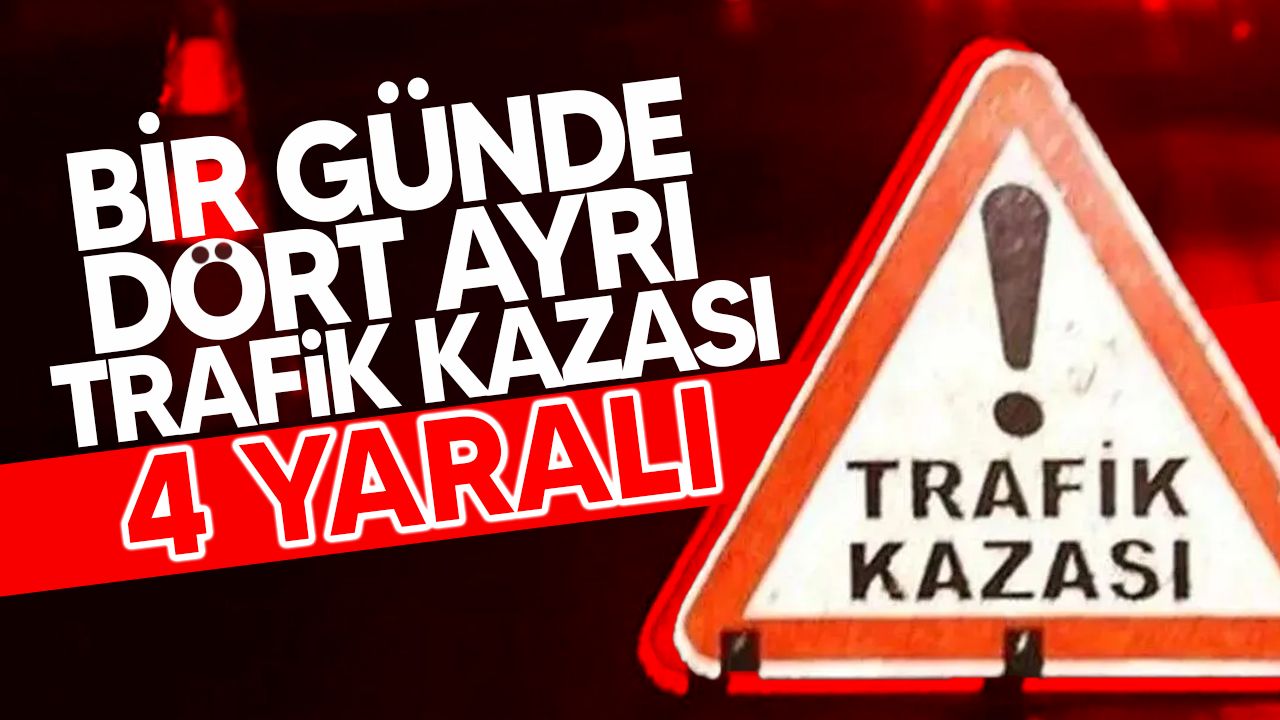 Girne ve Lefkoşa'da dört farklı trafik kazası yaşandı!