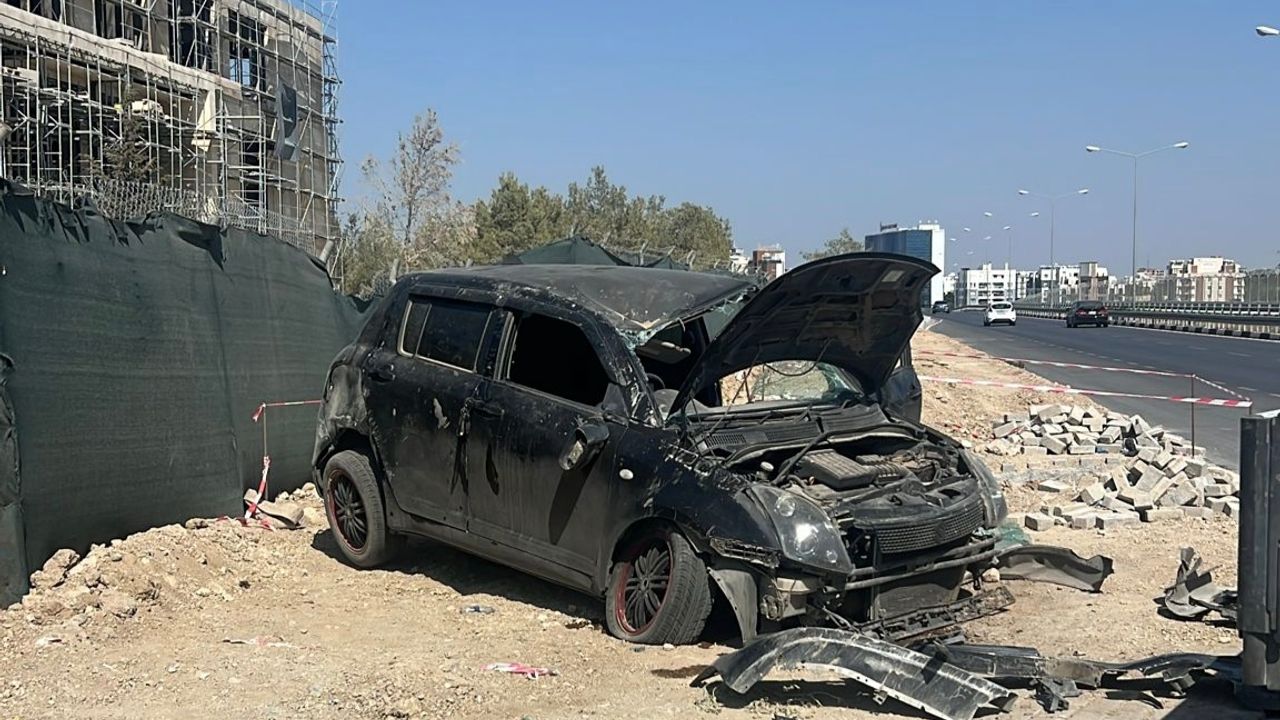 Lefkoşa'da kaza meydana geldi.
