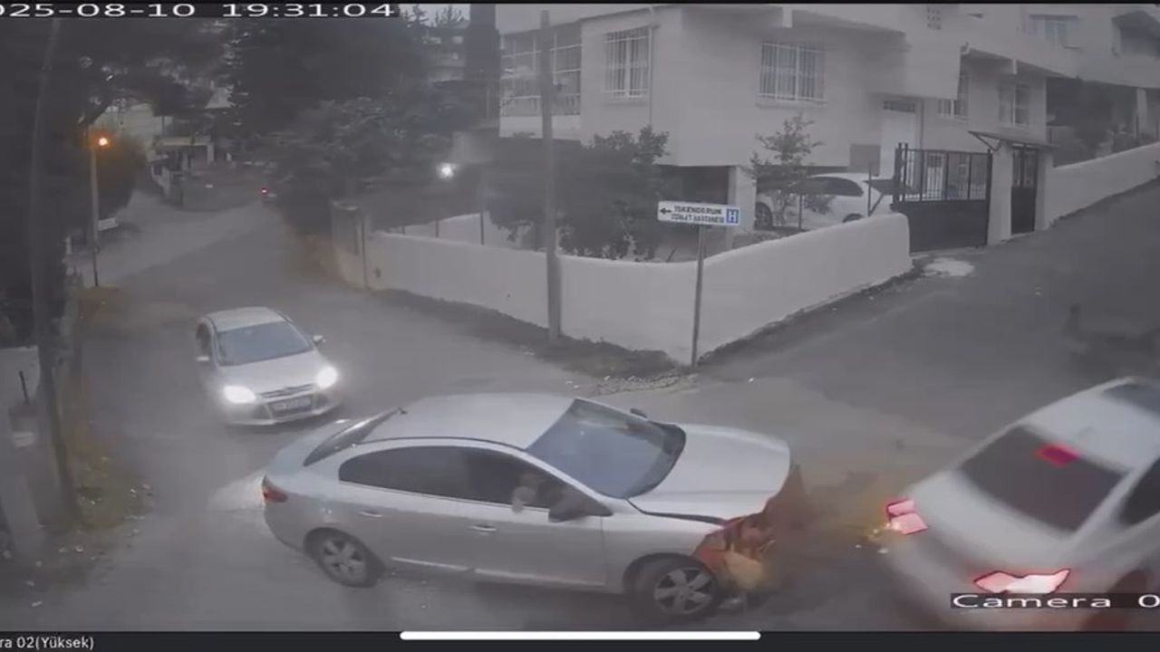 İskenderun Esentepe'de Kaza Görüntülendi.