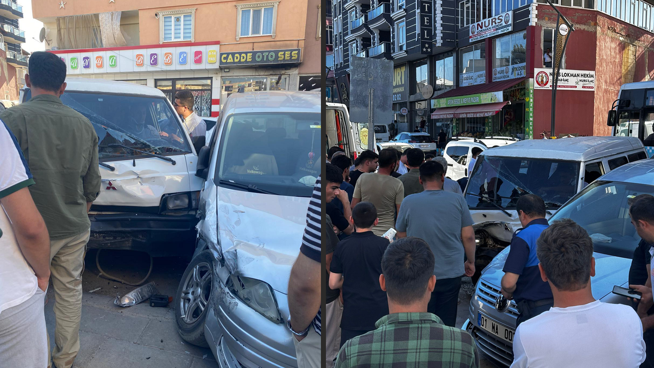 Köşoğlu Caddesi'nde kaza: 2 kişi yaralı.
