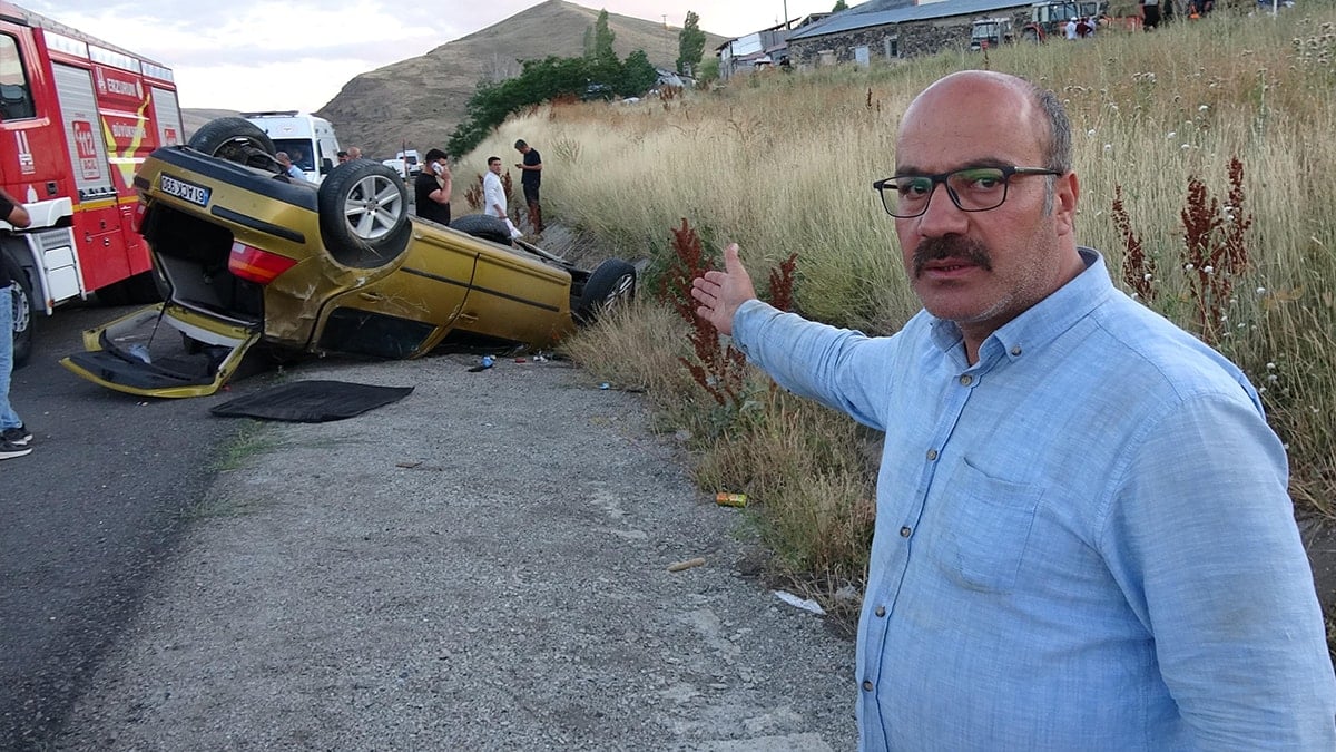 Erzurum'da trajik kaza: bir ölü, bir yaralı