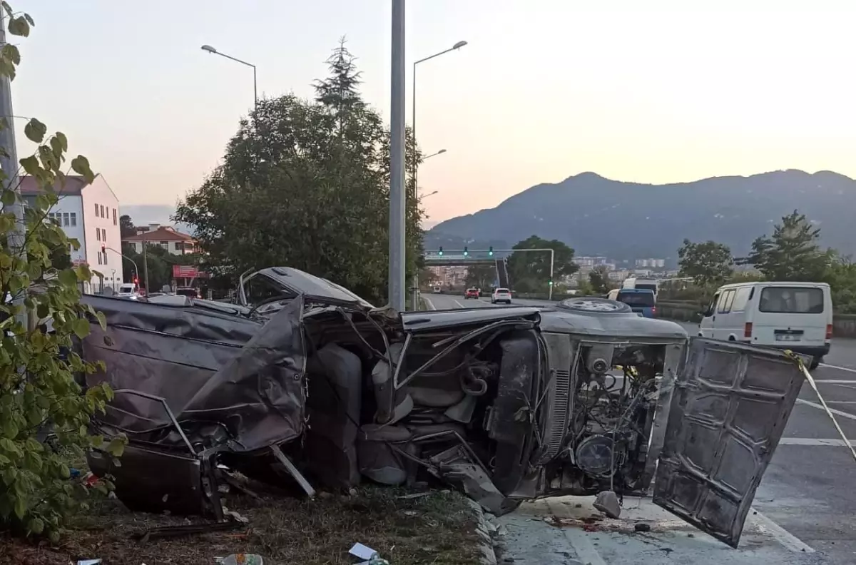 Giresun'da Ölümlü Trafik Kazağı Meydana Geldi.