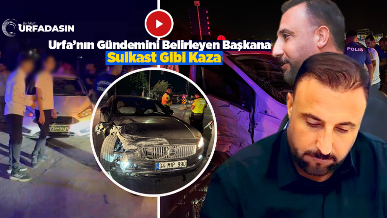 İYİ Parti Şanlıurfa İl Başkanı Ali Eroğlu Kaza Geçirdi