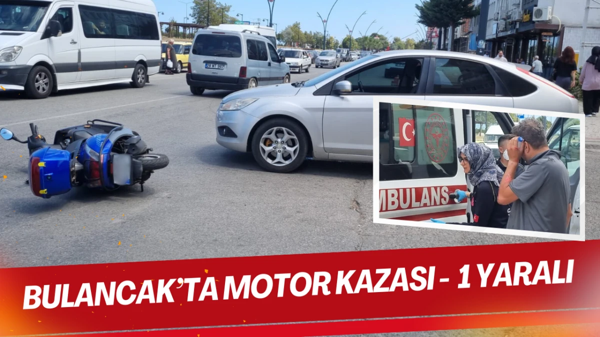 Bulancak'ta Motor Kazası: 1 Kişi Yaralandı