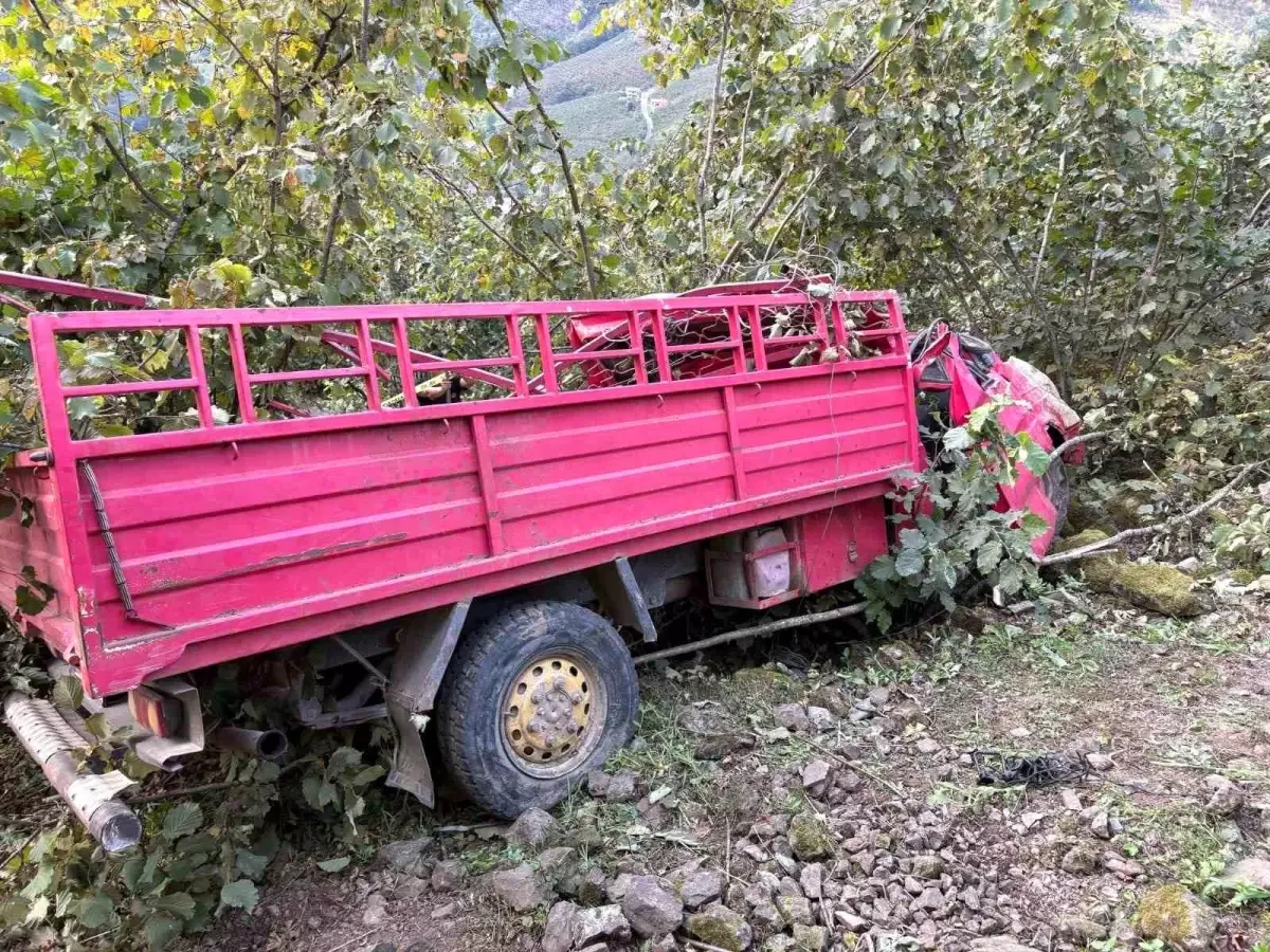 Giresun'da Kaza Sonucu 4 Kişi Hayatını Kaybetti, 1 Kişi Yaralandı.