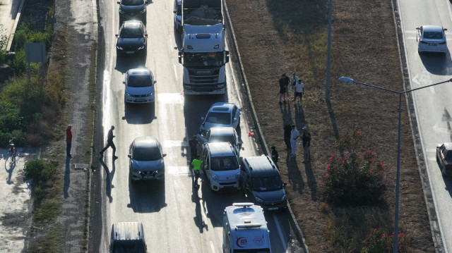 Samsun'da sıralı trafik kazası: Karadeniz sahil yolunda ulaşım durdu.