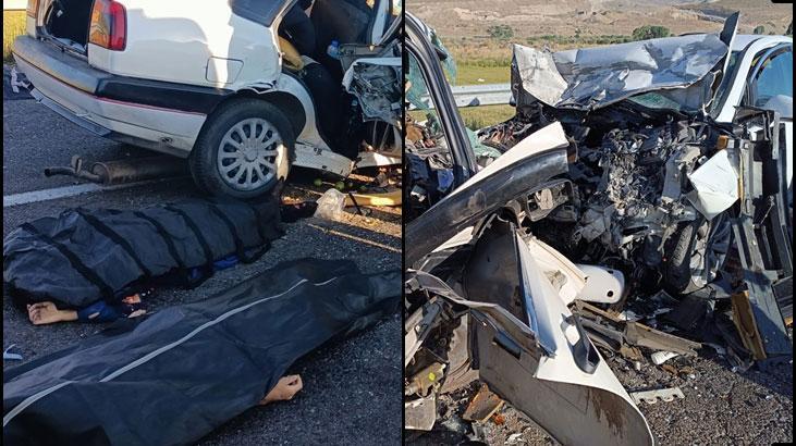 Erzurum'da trajik bir kaza: 2 araç çarpıştı, 4 kişi hayatını kaybetti.