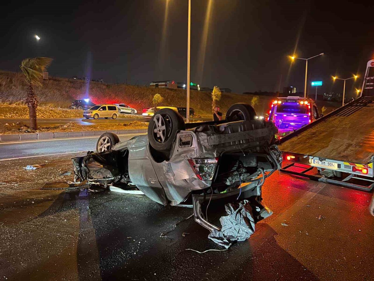 Kahramanmaraş'ta trafik kazasında 1 kişi ağır yaralı oldu.