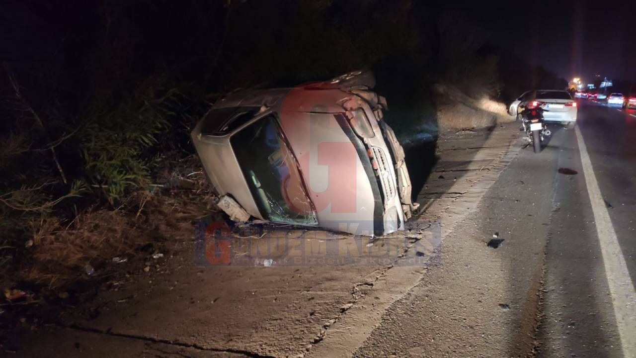Kazaya yol açan kaza... 2 kişi yaralandı.
