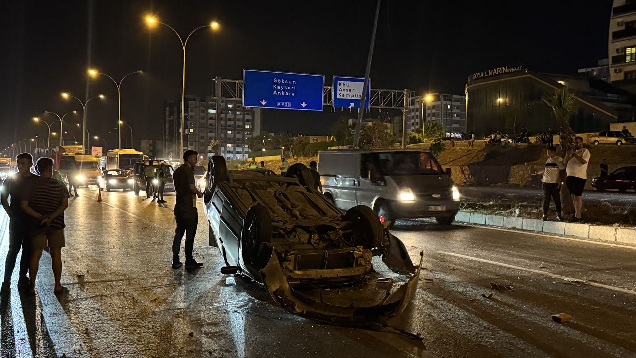 Onikişubat'ta trafik kazasında 1 kişi yaralandı.