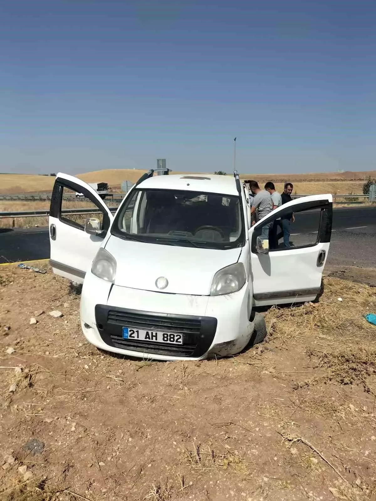 Diyarbakır'da Kaza Sonucu 5 Kişi Yaralandı.