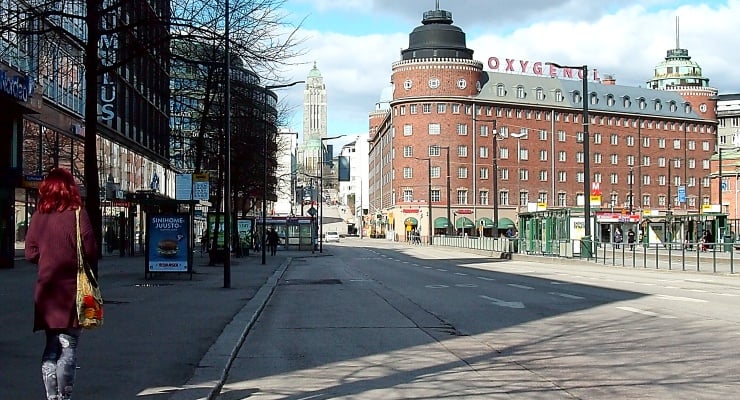 Helsinki'de trafik kazaları sonucu bir yılda hiç ölüm olmadı.