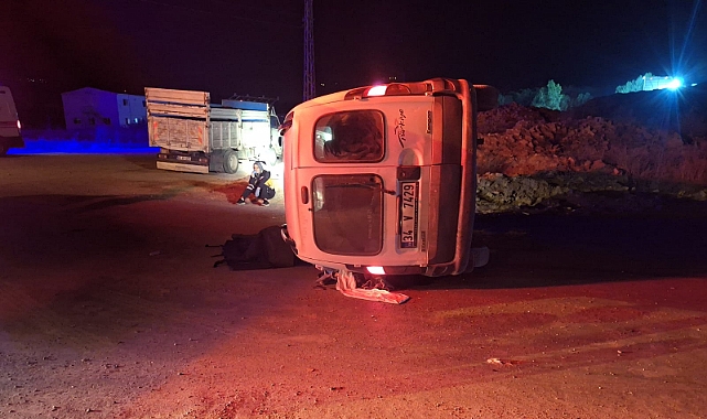 Trafik Kazası Niksar'da Bir Kişinin Hayatına Mal Oldu.