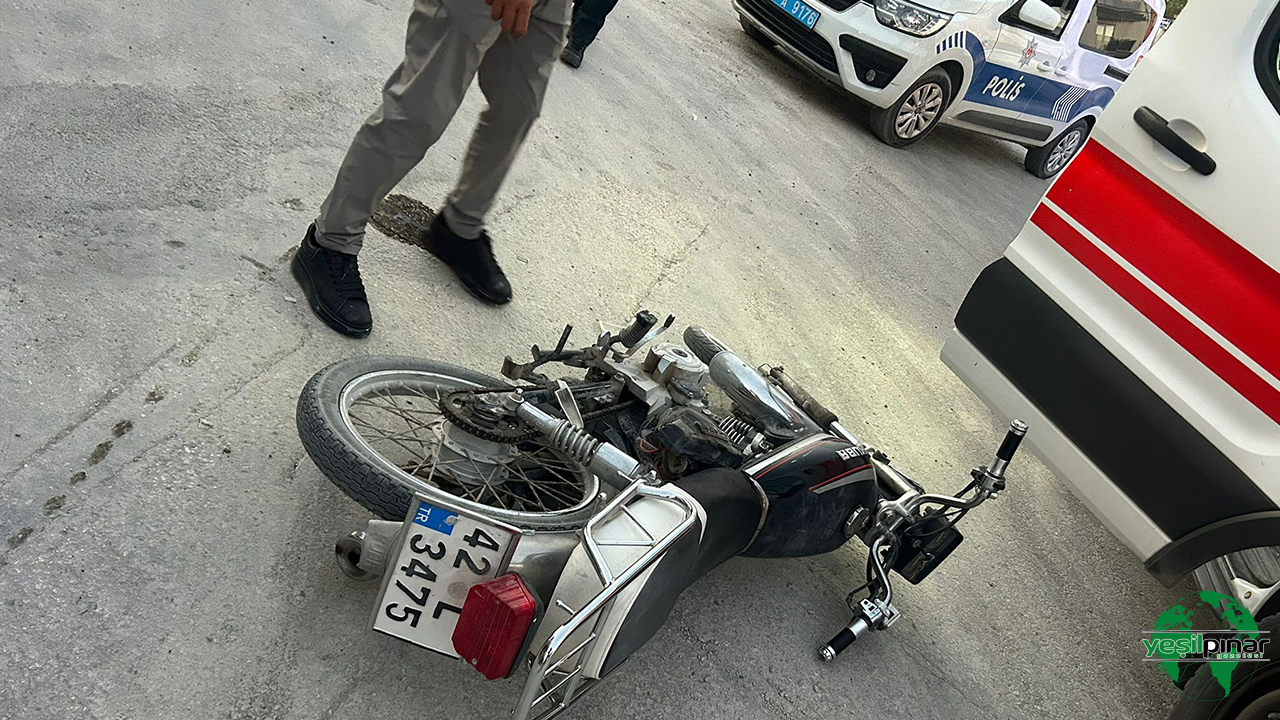 Karapınar'da Kaza Sonucu 2 Kişi Yaralandı