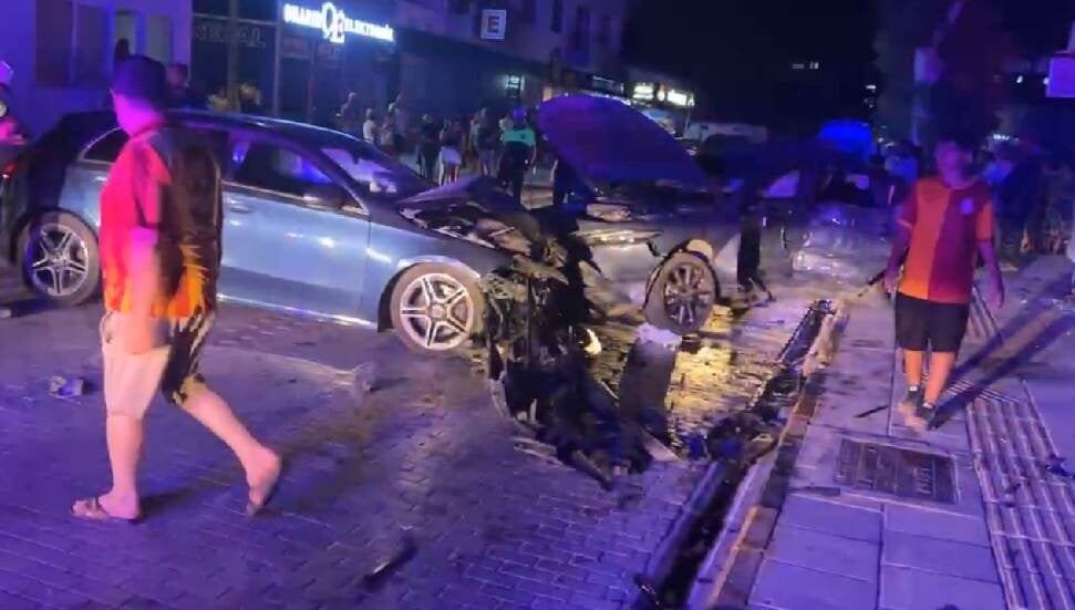 Lefkoşa'da endişe veren bir kaza: Yaralananlar bulunmakta!